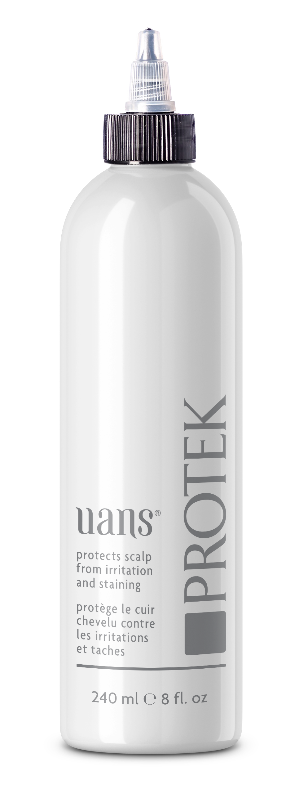 Protek is available in 60 ml (2 fl. oz) and 240 ml (8 fl. oz) bottles.
