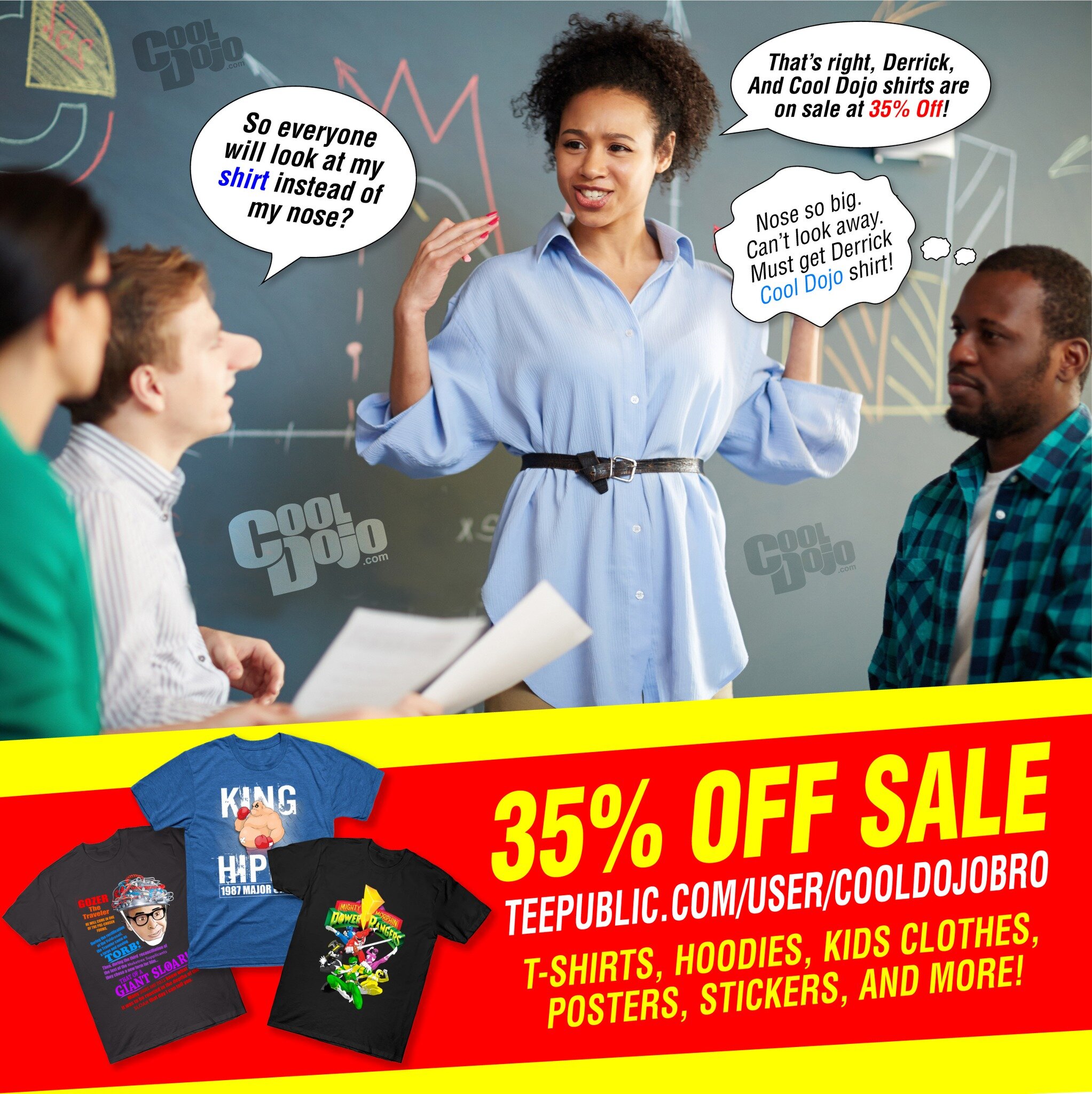 Back to School Sale!! Get up to 35% OFF when you shop now at teepublic.com/user/cooldojobro ... #teepublic #cooldojo #backtoschoolsale