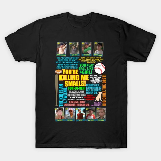 Get this awesome #Sandlot t-shirt on TeePublic! On #Sale Now for 35% OFF!! Buy it on sale here: https://www.teepublic.com/t-shirt/58478474-the-sandlot-team-quotes