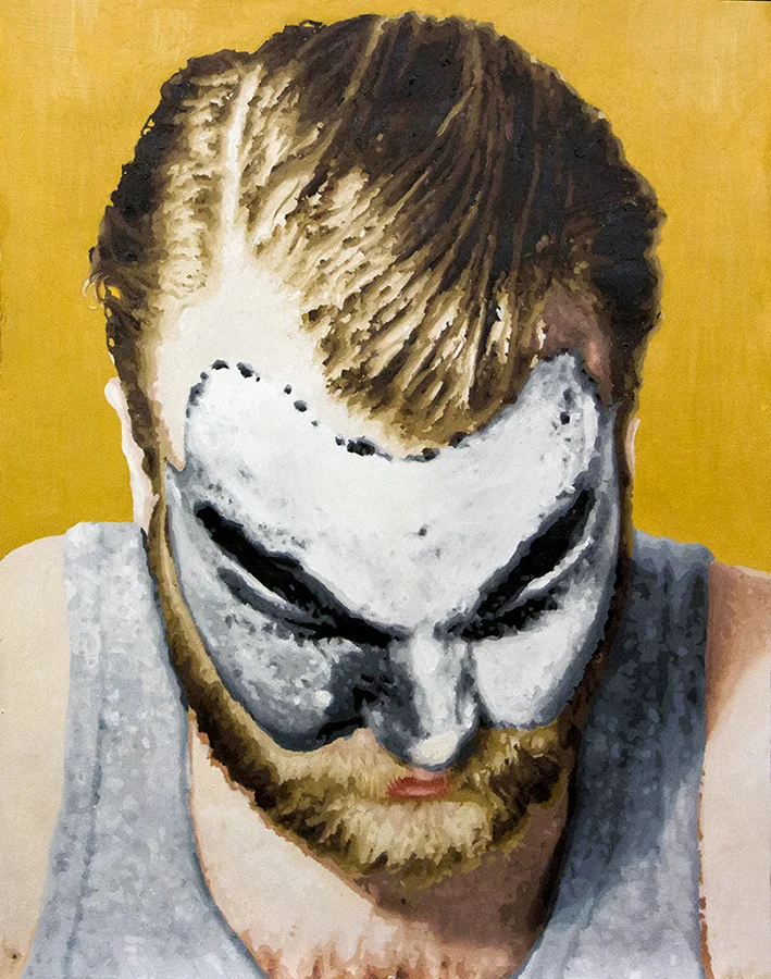 Jón Pétur (Pressa) Oil on Paper 30 x 40 In 2014