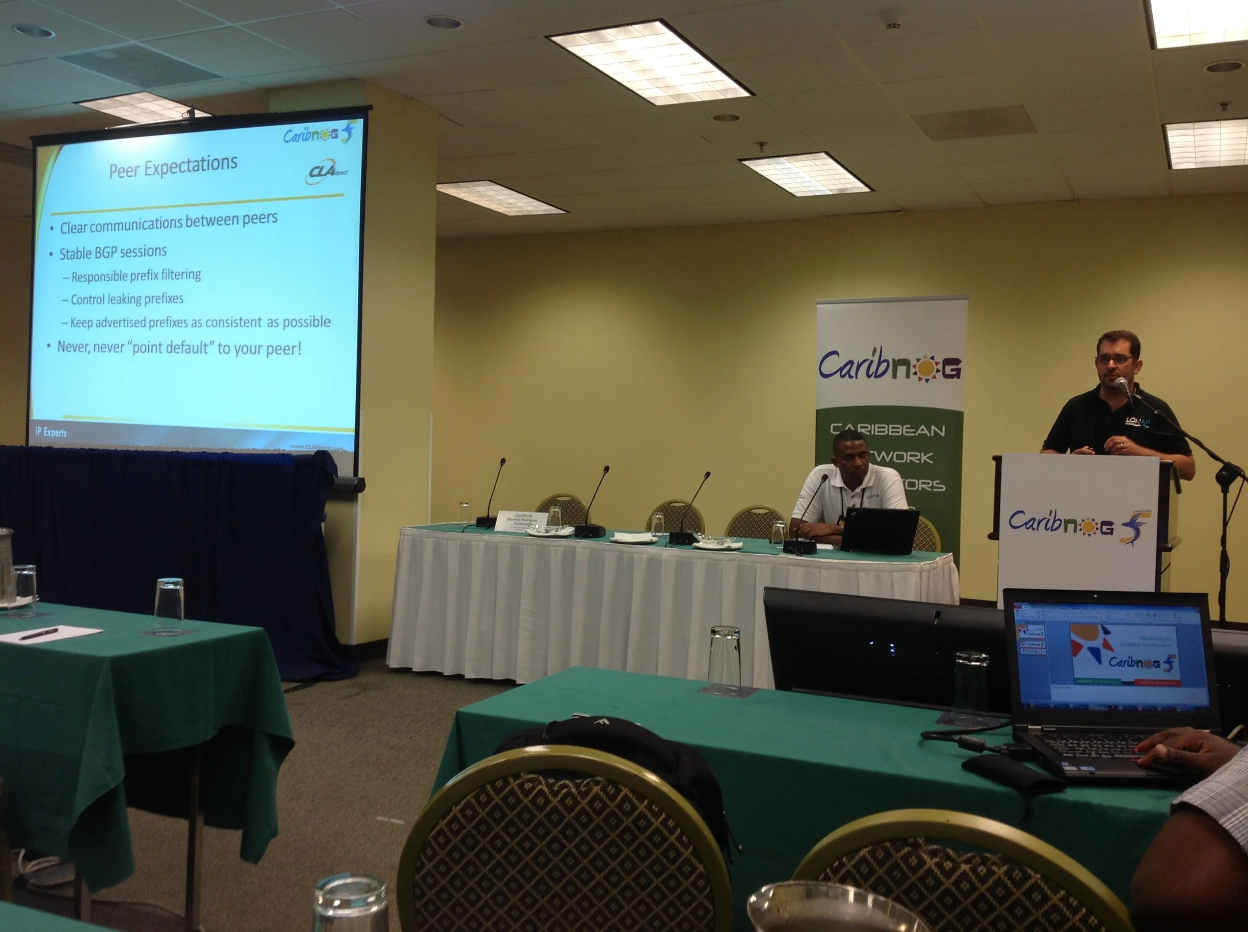 CaribNOG 5 Day 2 Peering at the IXP