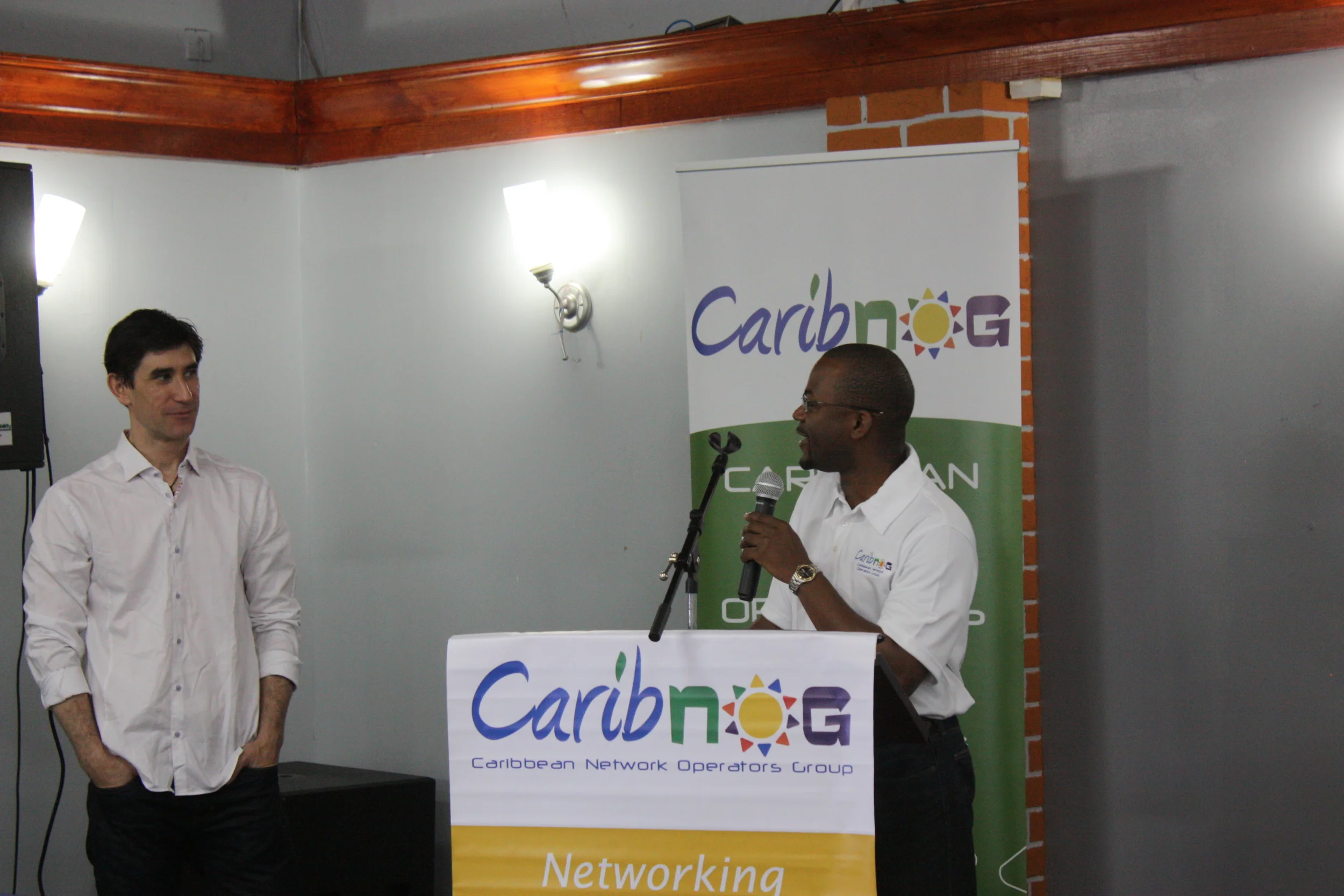 Bevil Wooding (PCH) introduces Eric Osterweil (Verisign)