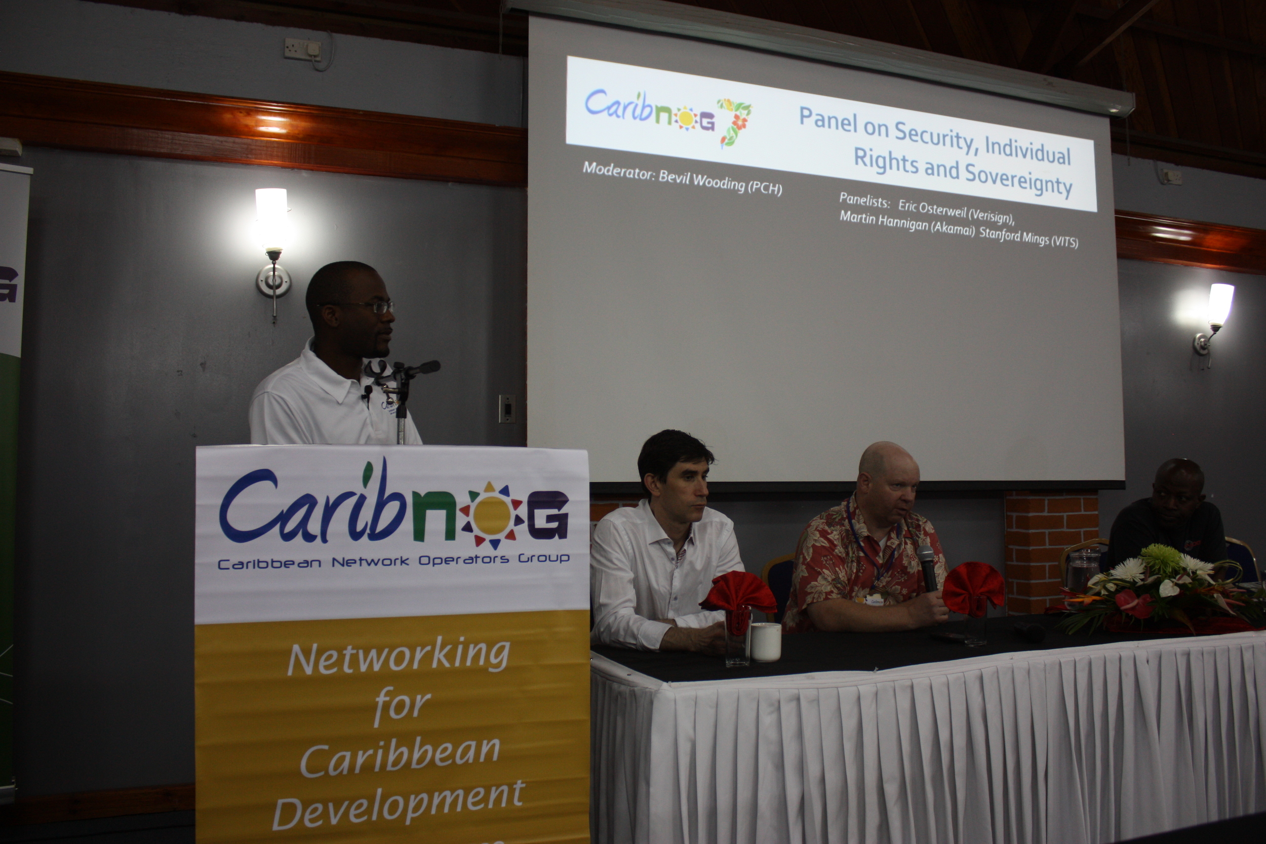 Martin Hannigan (Akamai) on the Panel discussion on Security, Individual Rights and Sovereignty