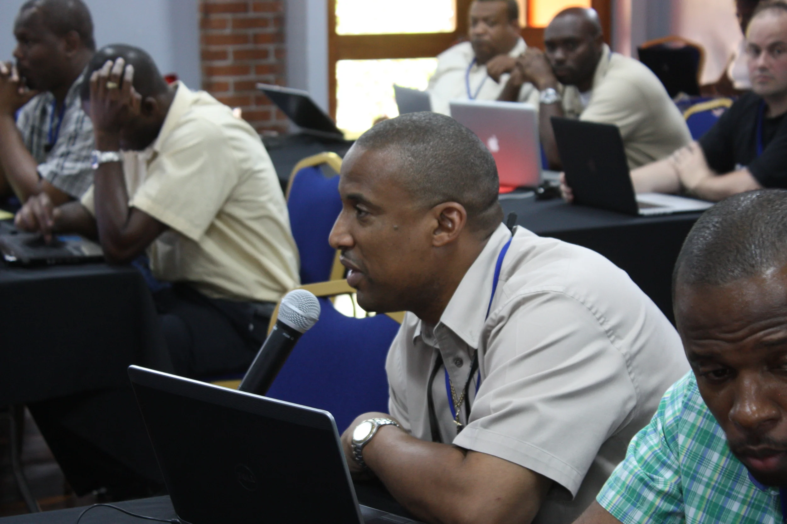 Linden Lestrade (Multi-Solutions) commenting on the session