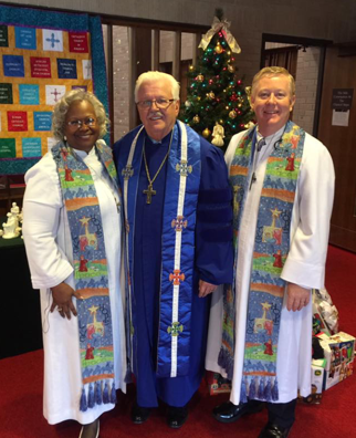 Rev. Dr. Ramonia Lee, Rev. Dr. Robert Perry and Rev. Dr. Woodie Rea