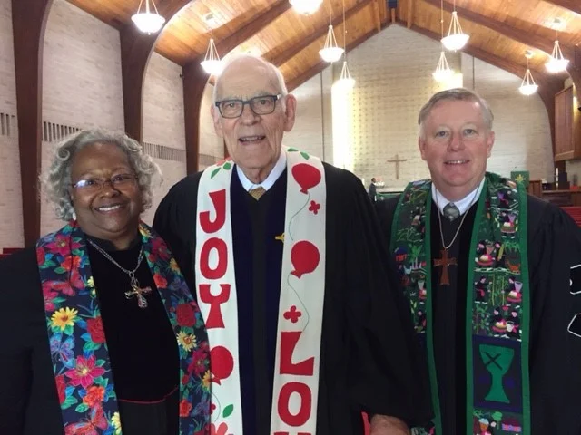 dr. Ramonia Lee, Dr. Ed Bauman, and Dr. Woodie Rea