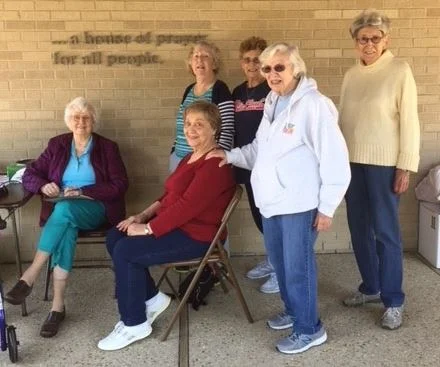  Missions Committee at the Bedding Drive in May 2018