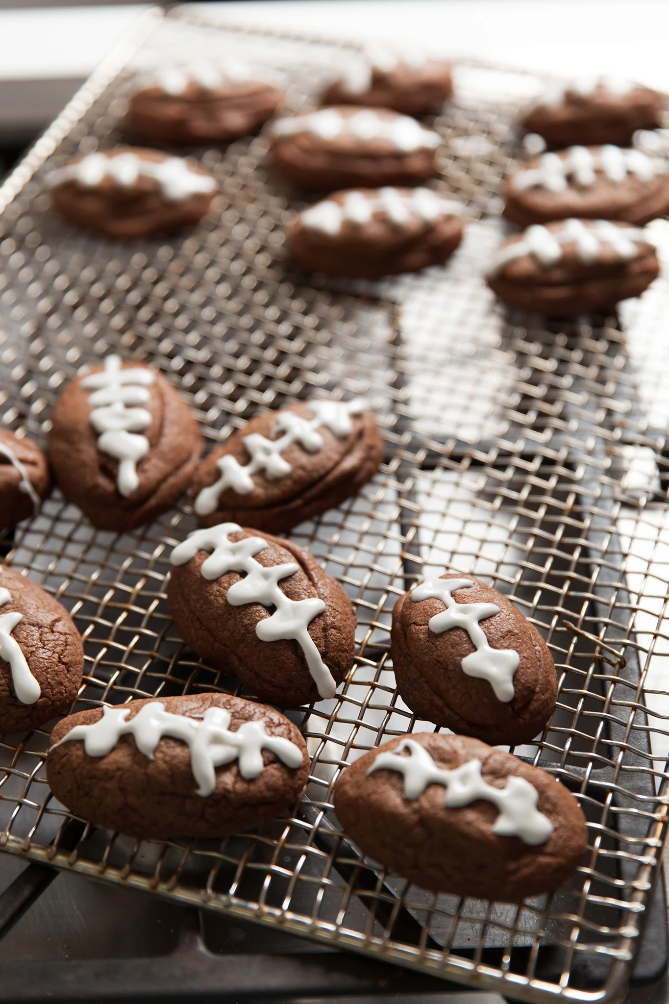 Reese's Bowl Chocolate Football Cookies