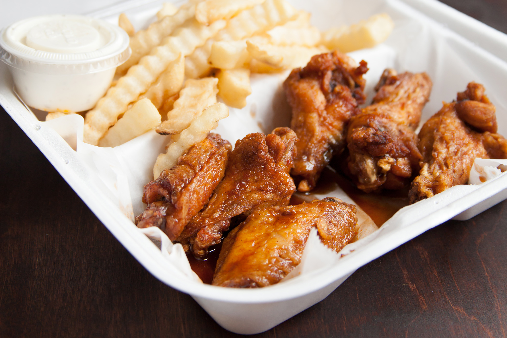 Maysville Shack hot wings!
