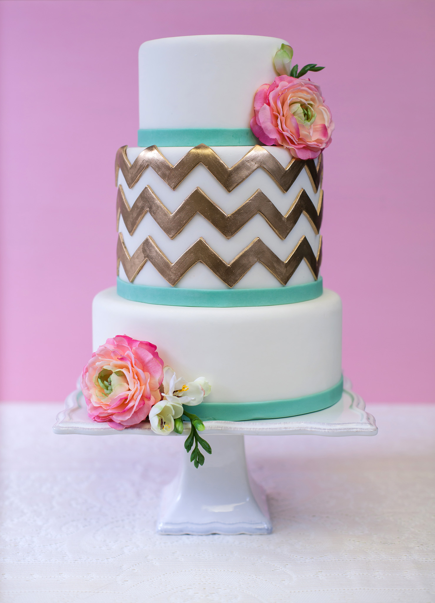 Wedding Cake from Couture Cakes in Daphne, Alabama