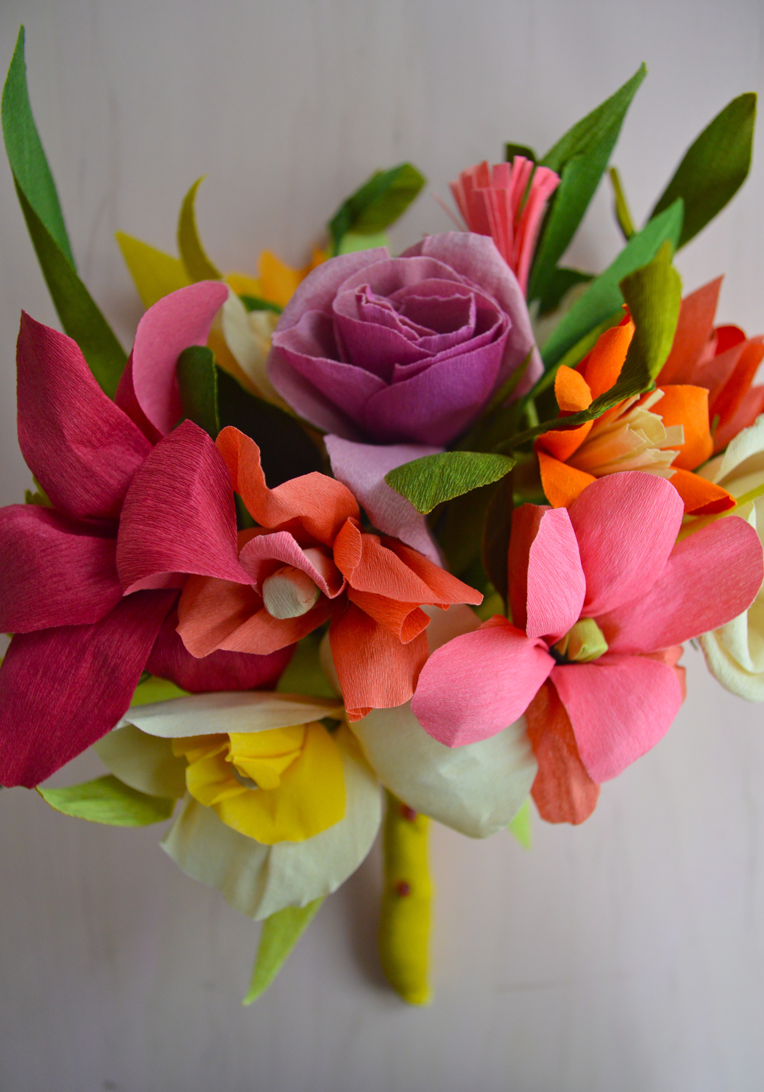 Crepe Paper Bouquet! — super make it