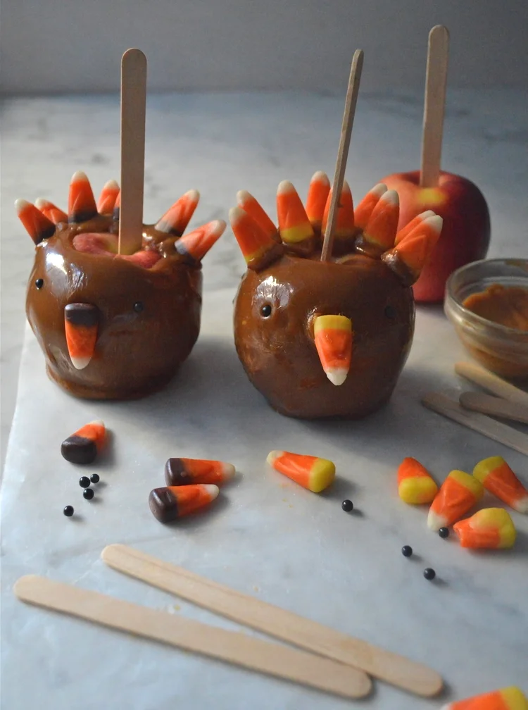 Caramel Apple Turkeys!