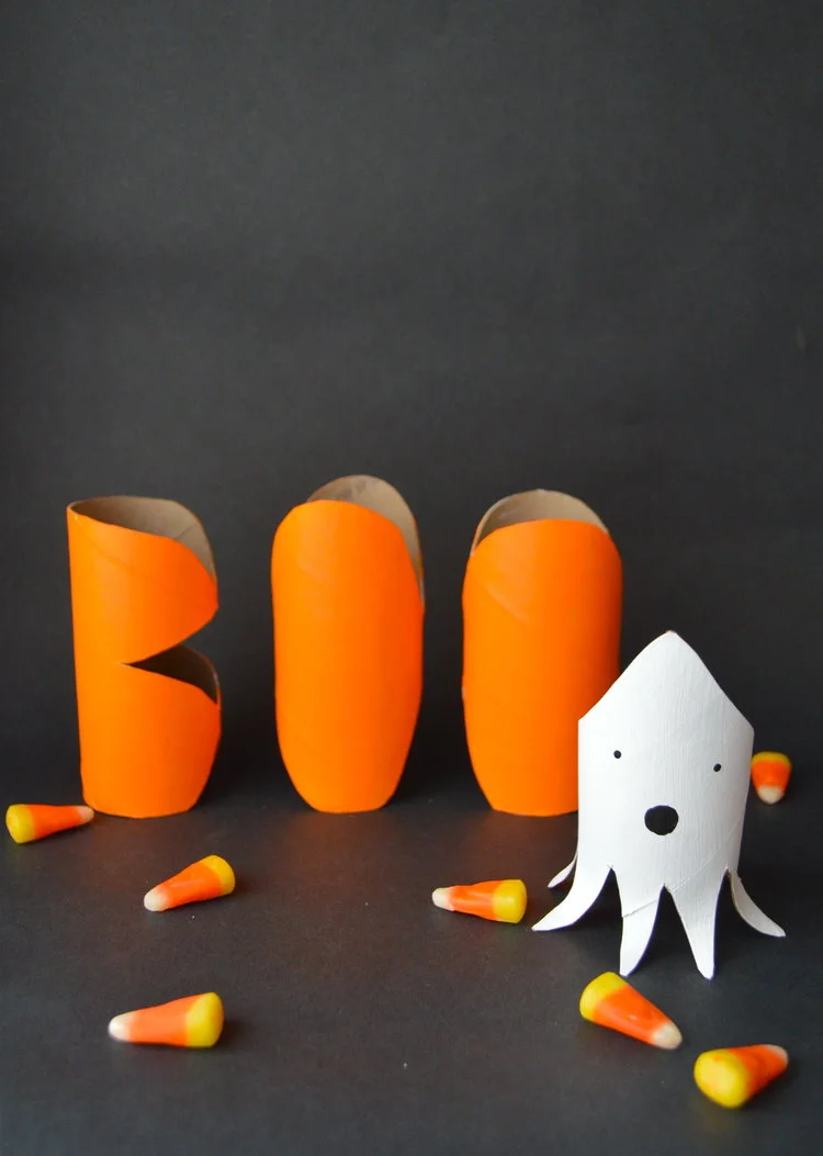 Easy Easy Cardboard Tube Halloween Decorations