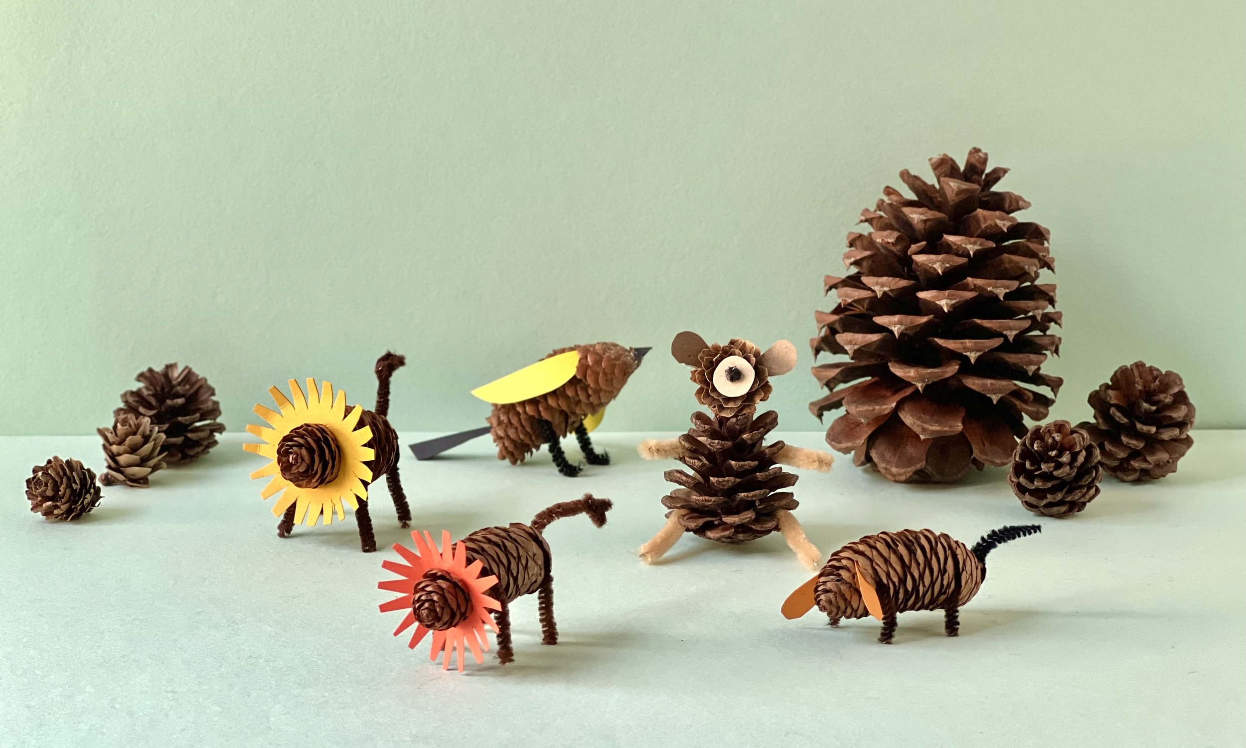 Nature Fun With Your Kids: Make Pinecone Animals! — super make it