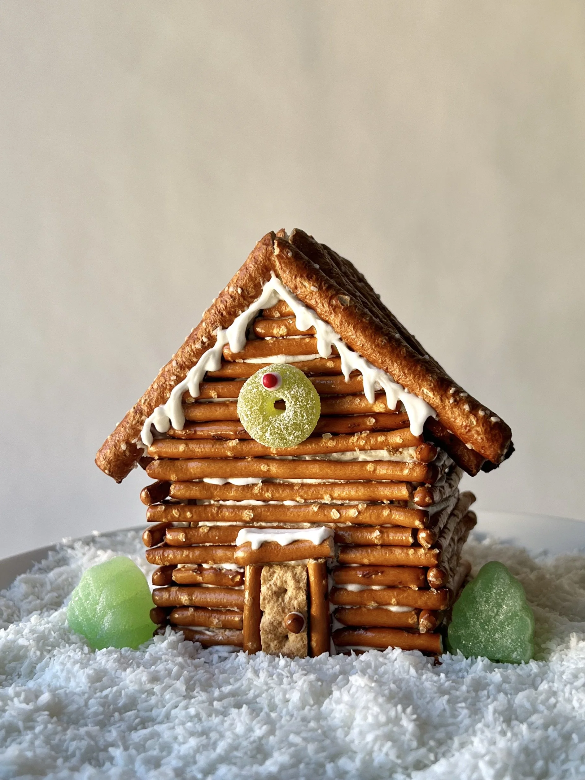 Our Very Favorite Crafty Holiday Project: Cookie Cottages Made with Supermarket Supplies!
