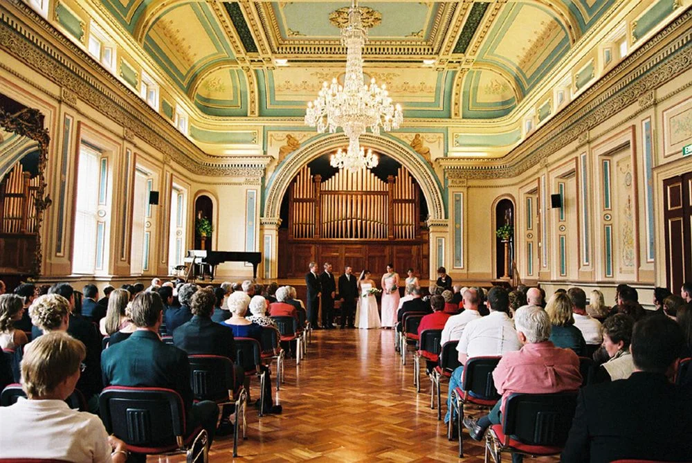 The ballroom in the Hobart Town Hall