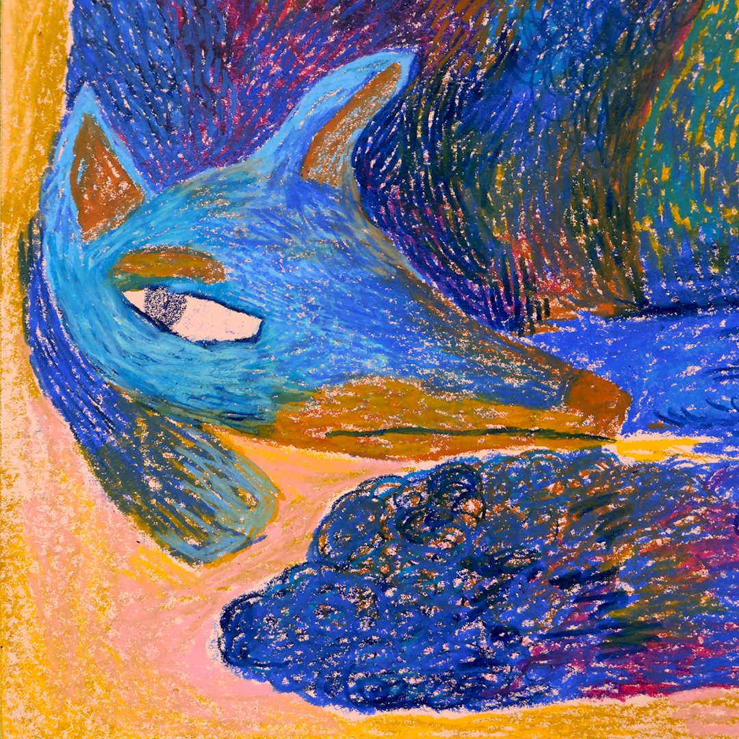 Bleu Dog (detail)
