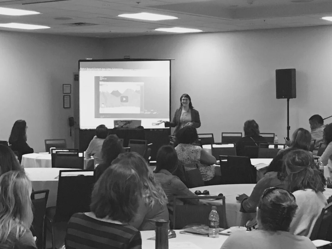 Presenting about coding at the Magnet Schools of America Conference in LA, CA.