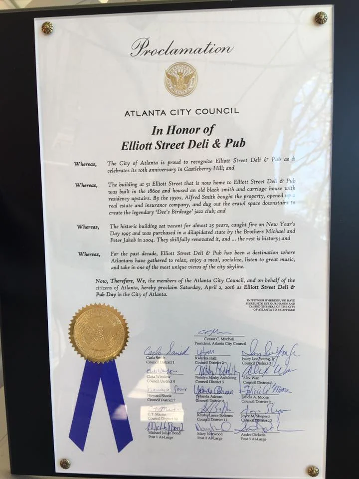 ESP’s City Proclamation making April 1 ESP Day.