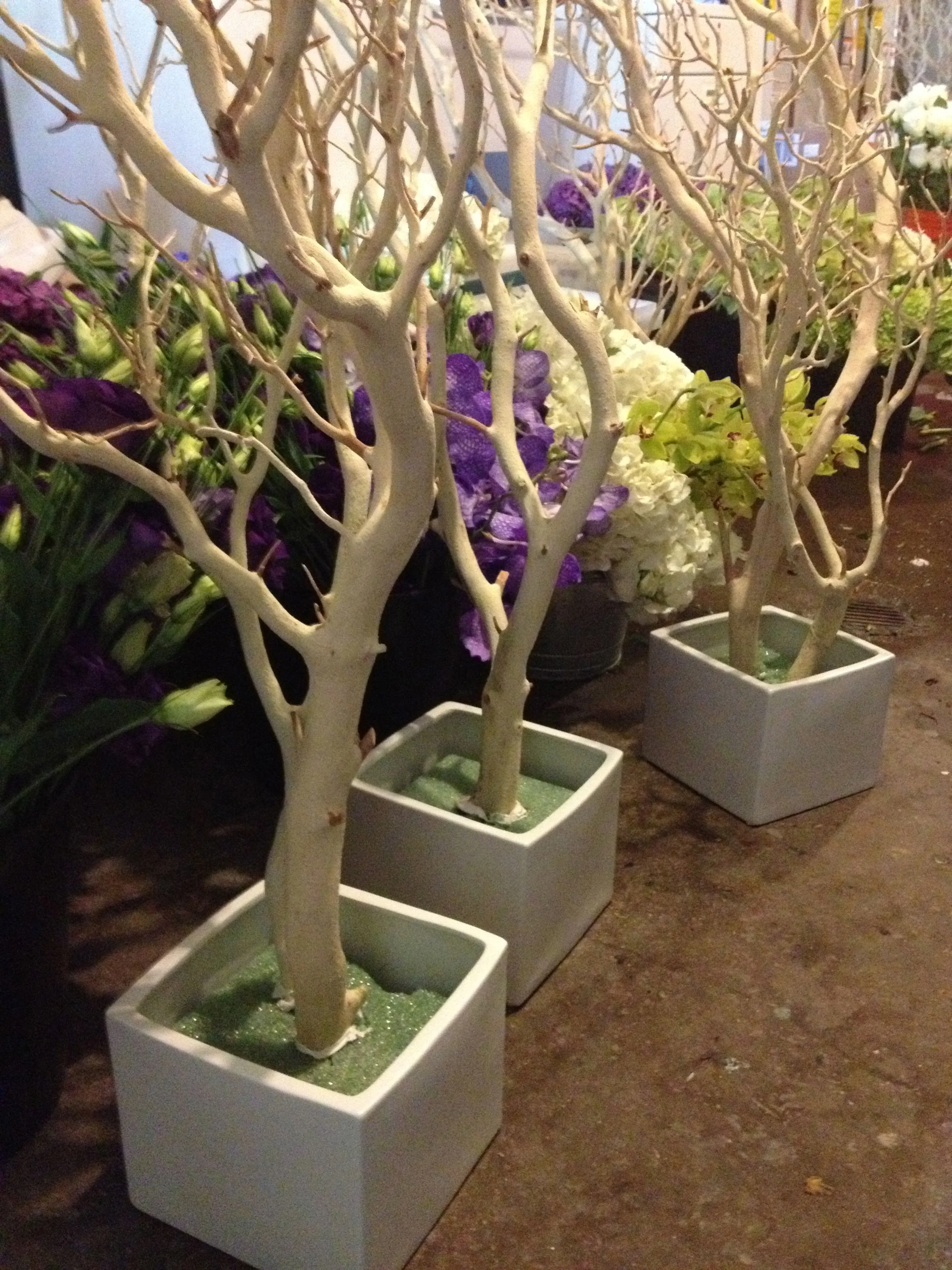 Wedding centerpieces in progress...