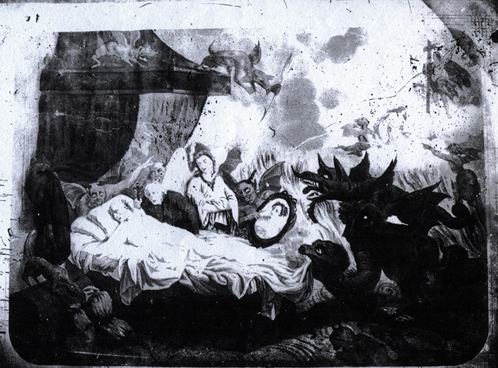 Painting originally at the Cathedral in St. Augustine. Lost during the fire of 1887.