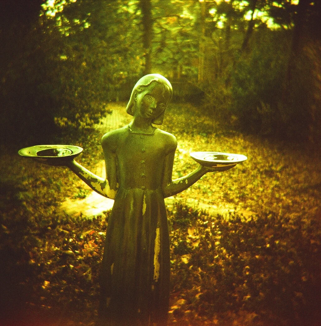 “My Bird Girl” This is not the image in the Art Through the Lens show. It’s an “oldie but a goodie” from my catalog, taken with a Holga on cross-processed
