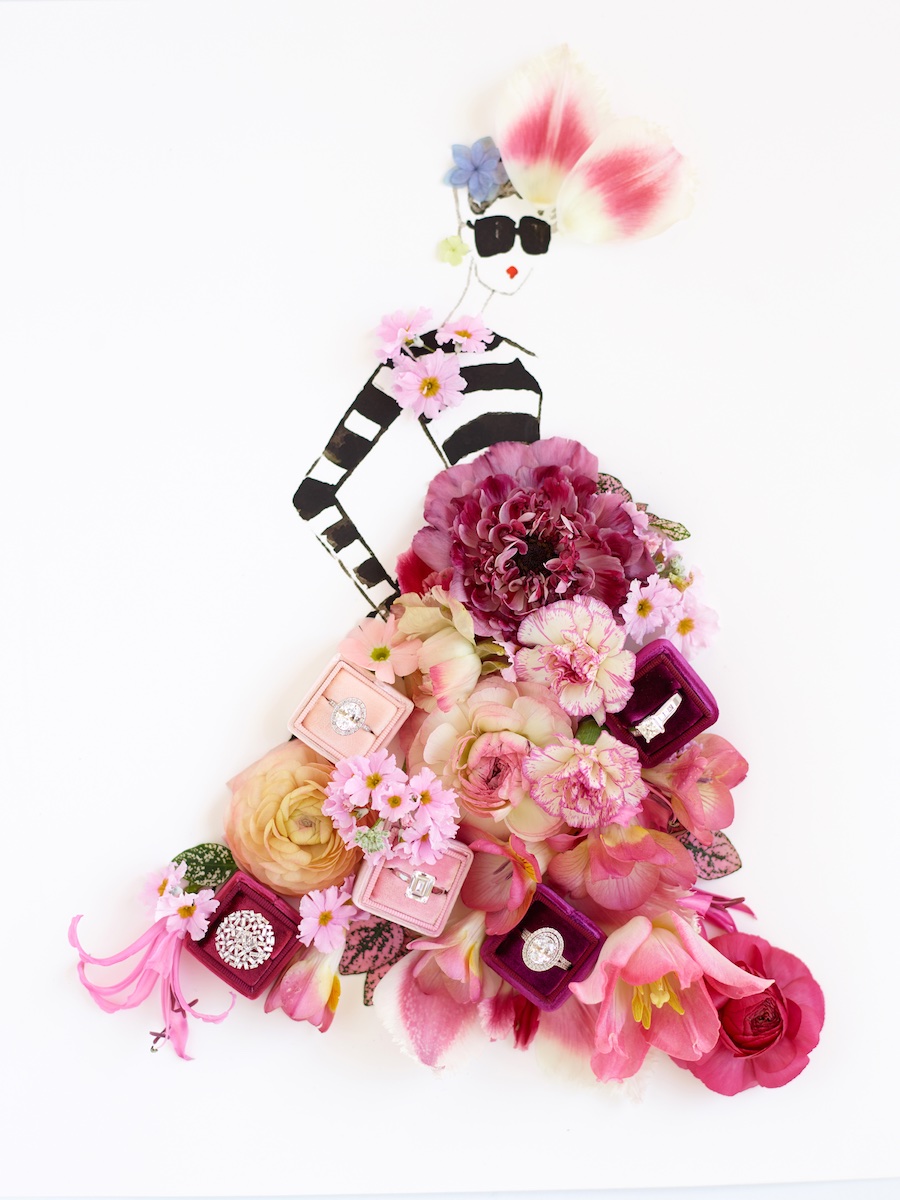Kiana Underwood / tulipina.com for The Mrs. Box | Photography: Jose Villa / josevilla.com