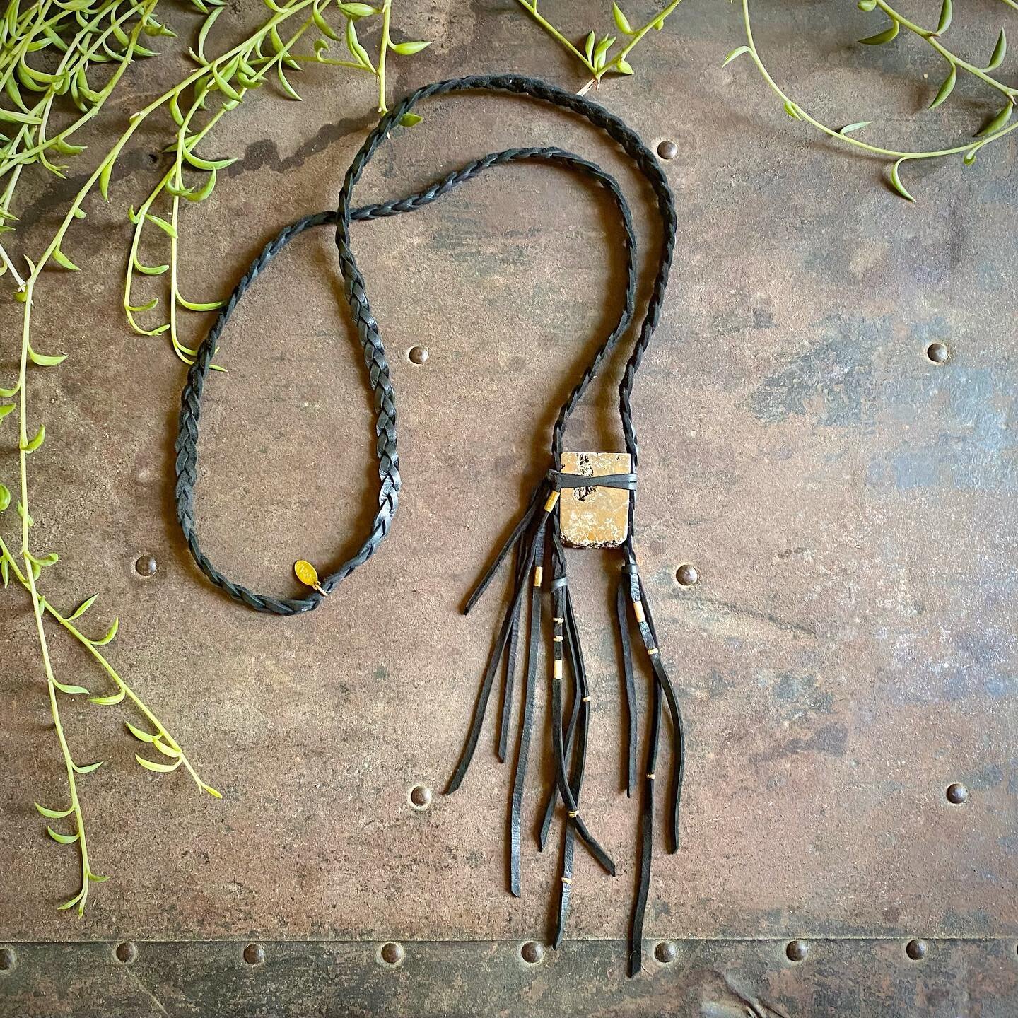 ✨Sneak peek at these dark druzy necklaces - available online next week✨