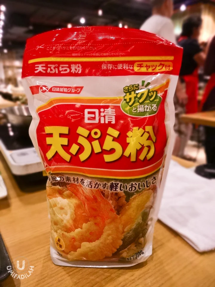 TenTen uses this particular type of tempura flour. Look out for this brand on your local Asian groceries market, in Jakarta, I've seen it in Kemchik and Food Hall.