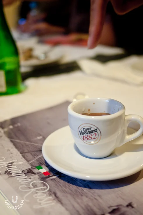Caffe Vergnano 1882 Espresso Single Shot (IDR 20k). My friend who is a coffee aficionado ordered this, and she quite liked it. Can't give much details, sorry.