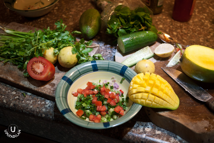 Preparing this Mango Salsa was a really fun thing to do ;)