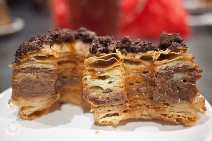The actual Valrhona Marsbar Cronut. Oyeah.