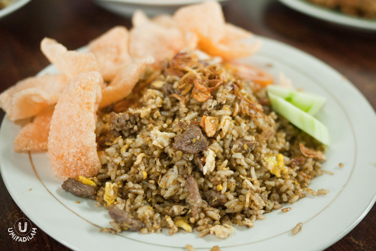 Nasi Goreng Kambing Bumbu Kebuli (Lamb Kebuli Fried Rice) - IDR 22.000