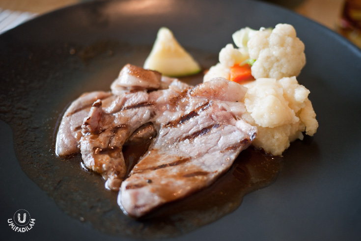 Japanese KOBE Beef. One of the most succulent meat ever. When eating Kobe beef you should always order rare or medium rare, else you'll have a tough, rubbery meat and lose all of its buttery flavor.