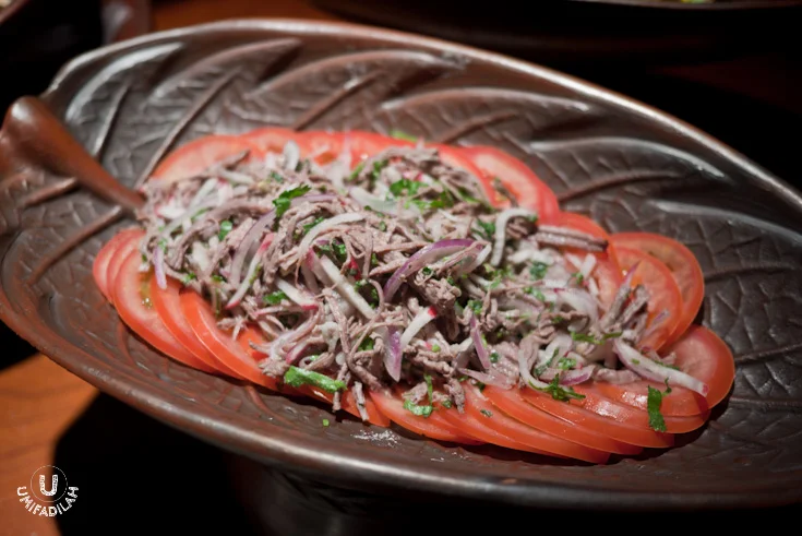 Pulled Venison
meat salad (Salpicon de Venado)