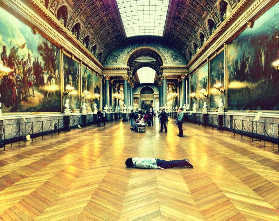 At Versailles Grand Gallery, France.