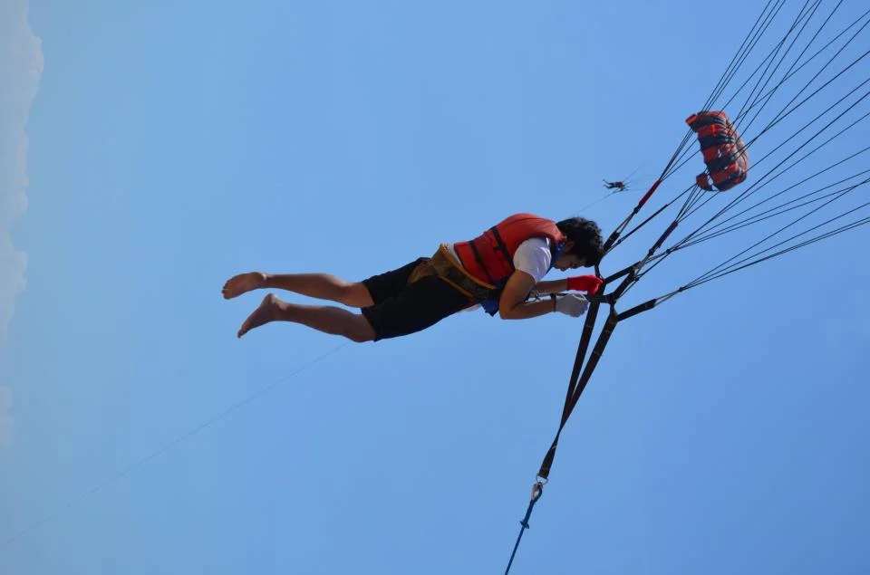 AIR PLANKING! LOL. At Nusa Dua, Bali Indonesia.