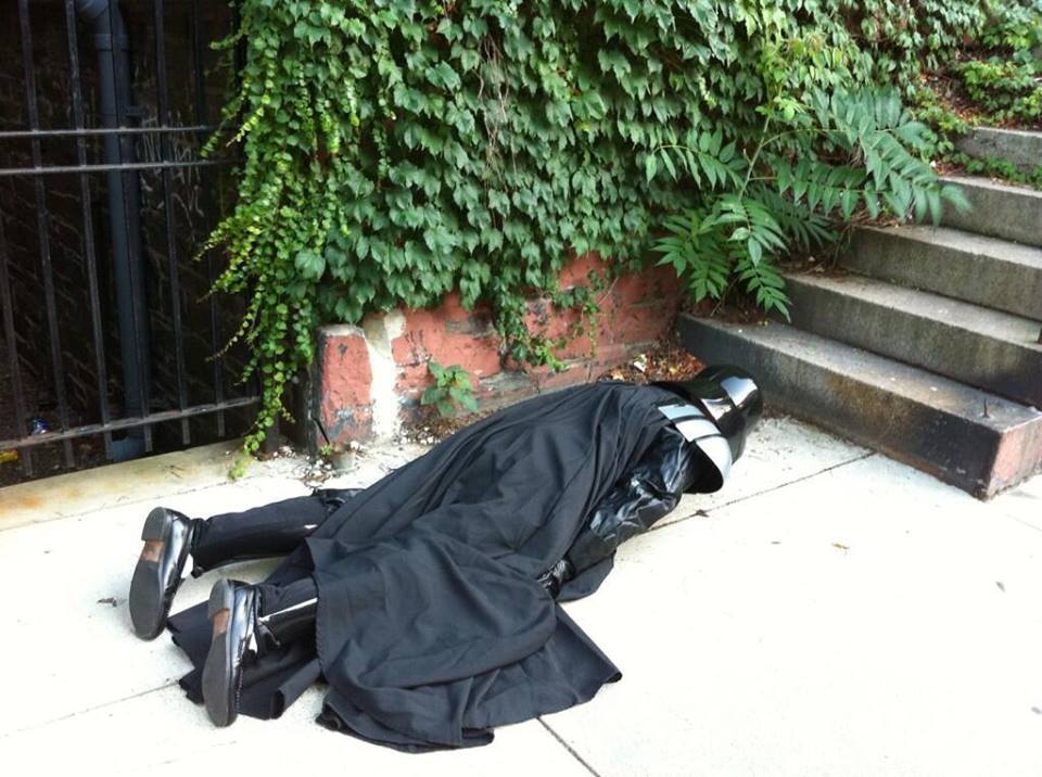 Planking as the King from The Dark Side. Knowing how much he loves Star Wars, I'm so glad he did it. (at&nbsp;Biest-Houtakker, Noord-Brabant, Netherlands)