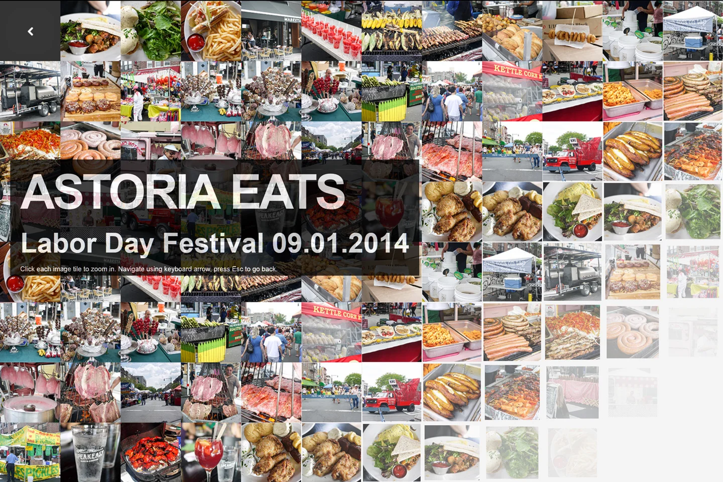 7x7 Day 6: Photo Wall of Astoria Eats - Labor Day Festival