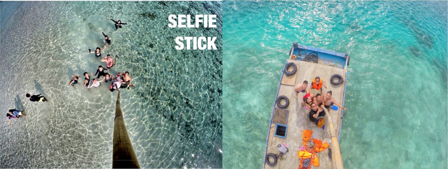 These photos were taken at a local beach on a small virgin island in Indonesia. Credit to: Febiliana Sari.