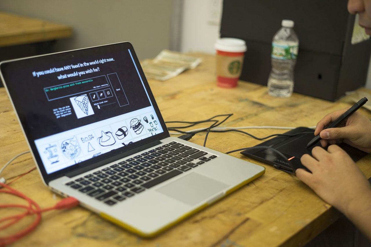 User Testing with Wacom tablet