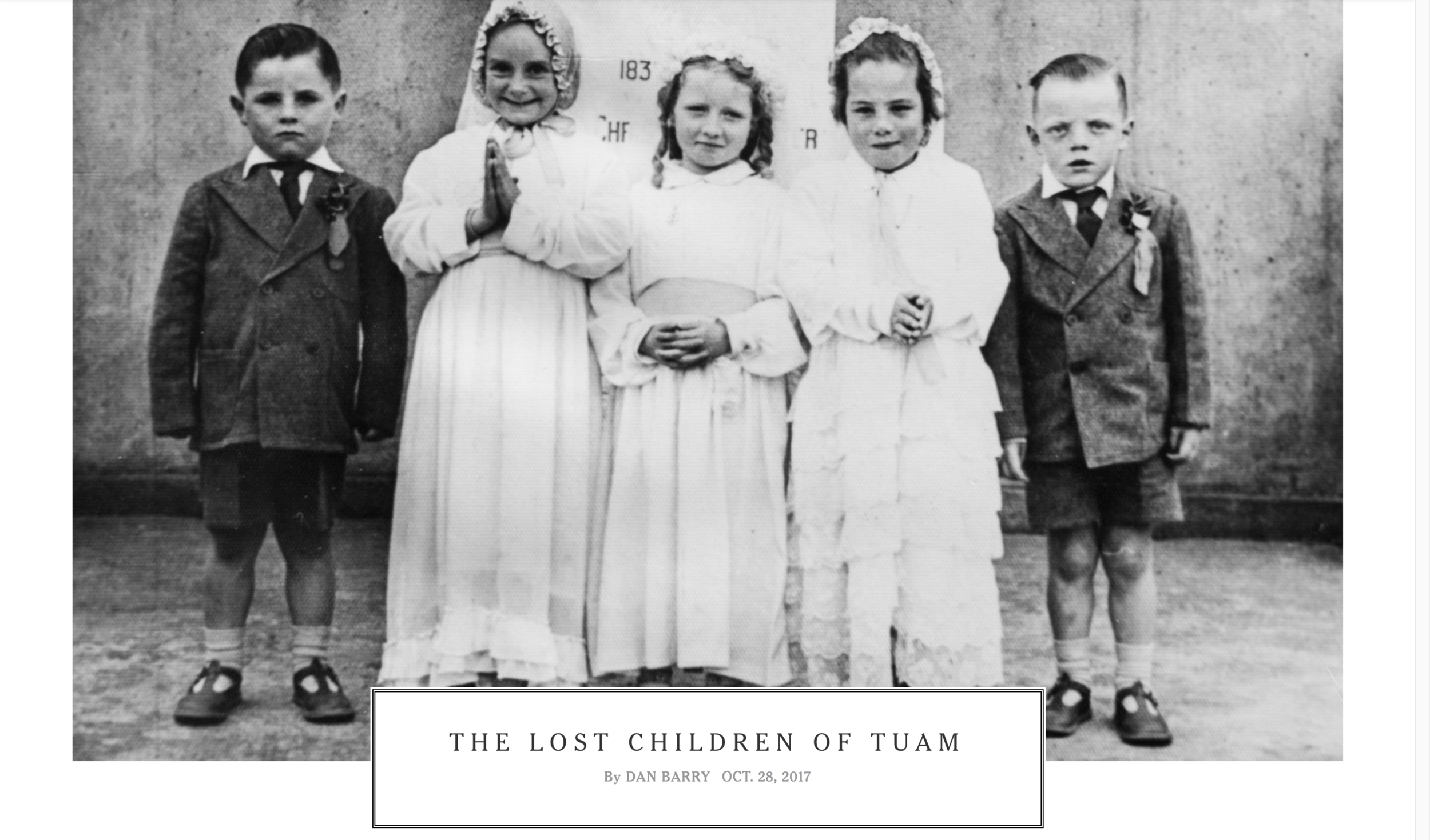 The Lost Children of Tuam