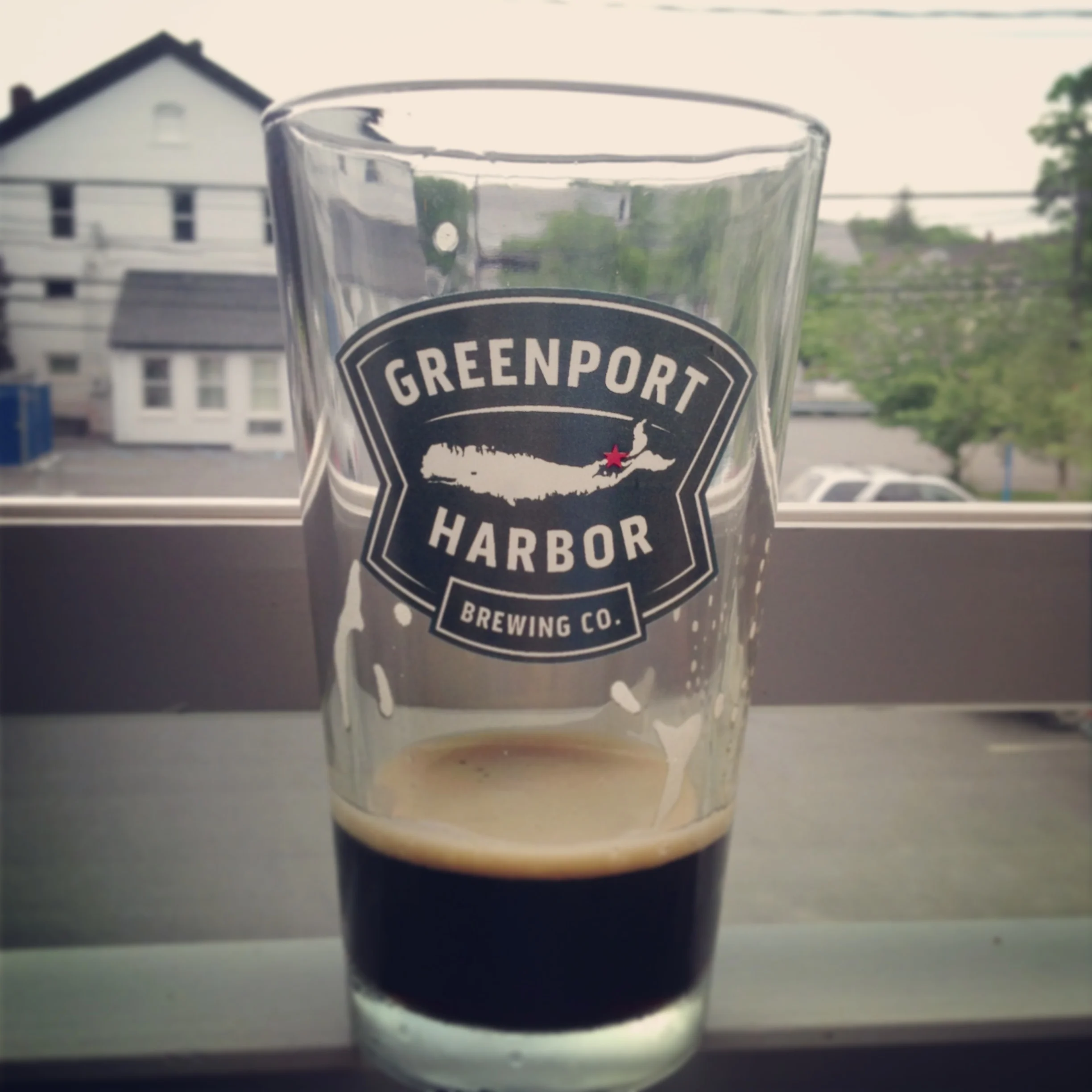  Did a tasting flight at  Greenpoint Harbor Brewing Co.  in Greenpoint, NY. 