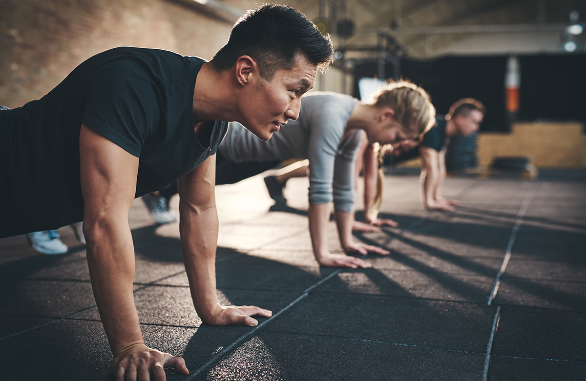 Sync your Gym with the Go365 app to automatically record your workout sessions.