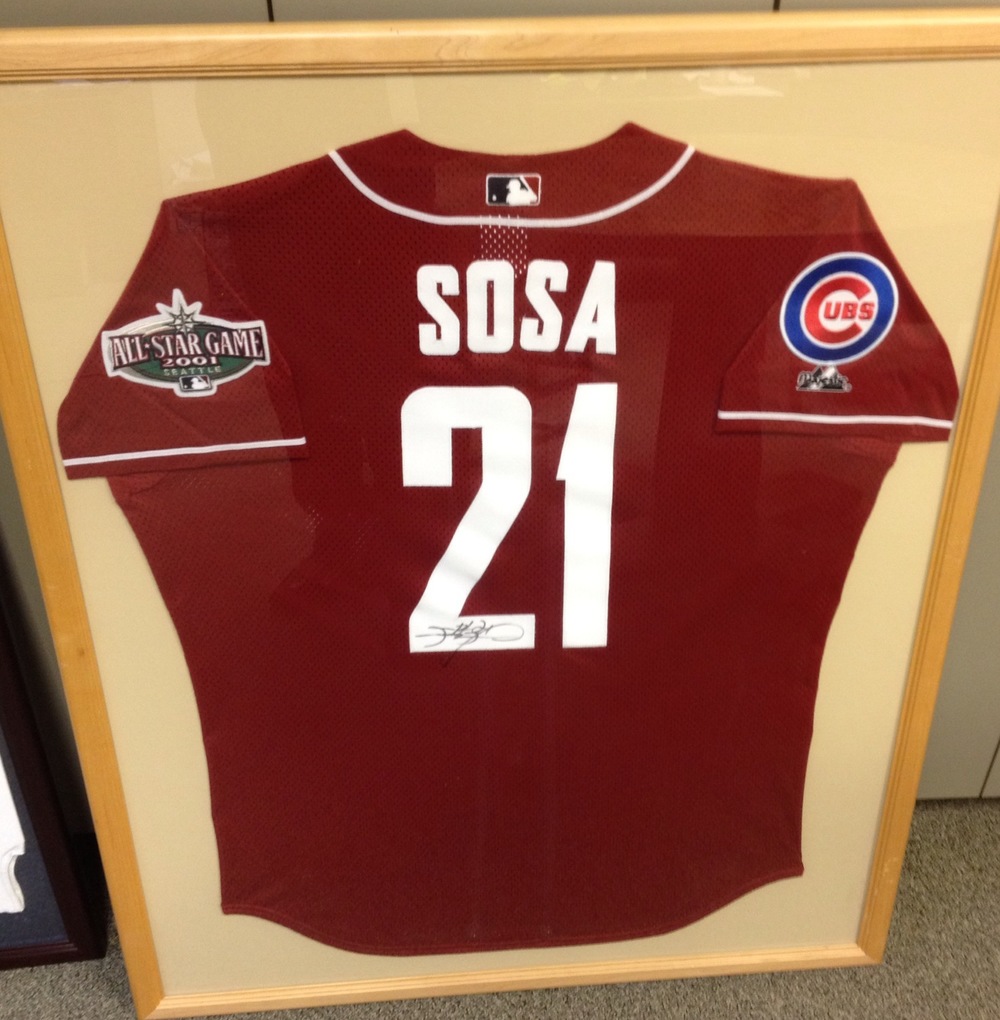 Sammy Sosa Signed All Star Jersey — Autographs for Cancer