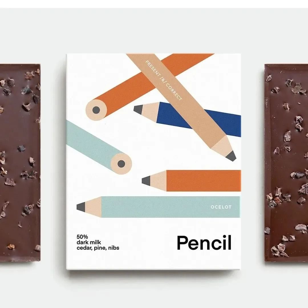 One of our favourite ever collabs! @presentandcorrect ✏️✏️✏️
Dark milk chocolate with fragrant oils of cedar, pine, and cocoa nibs for crunch. Just like chewing on your favourite pencil, only more delicious and without the splinters.
Pic 📷 @presenta