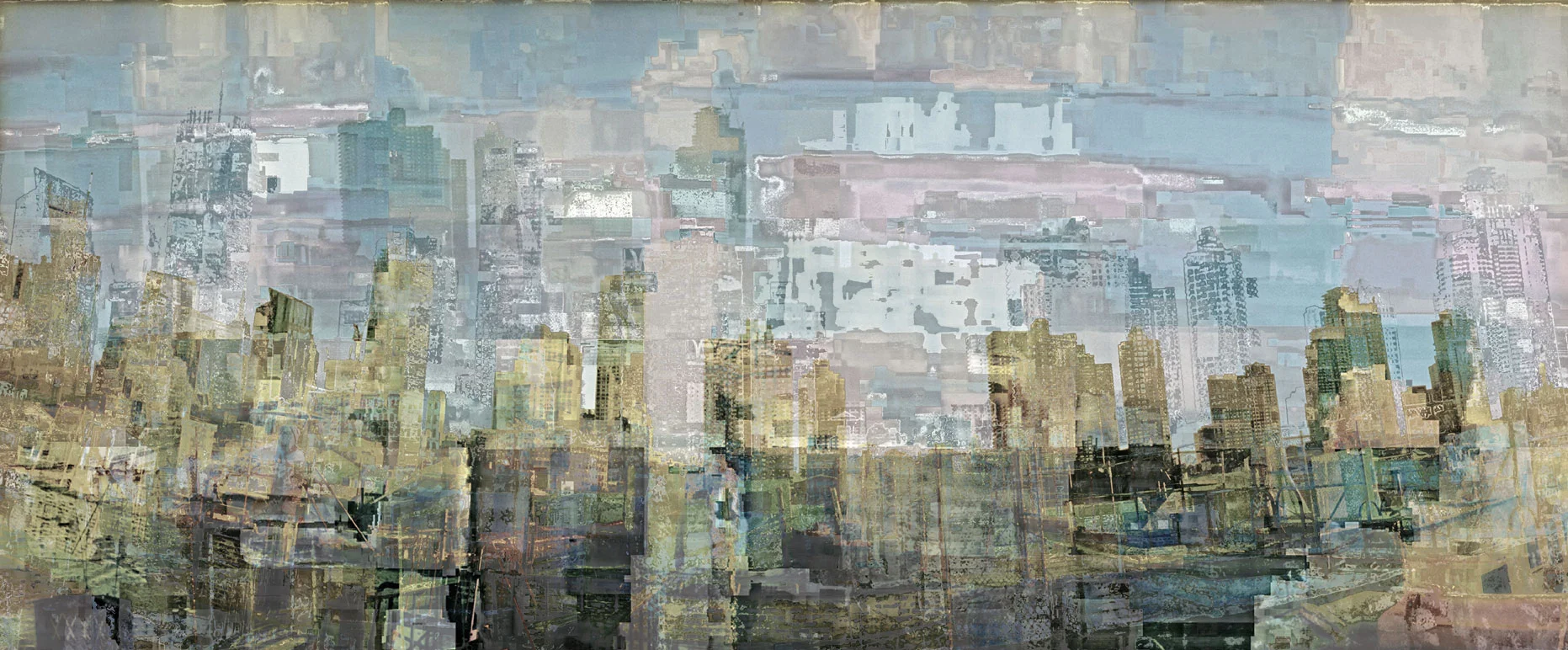 Untitled Roof, Photo Composite, UV Ink on Acrylic, 10.7"x25.87"