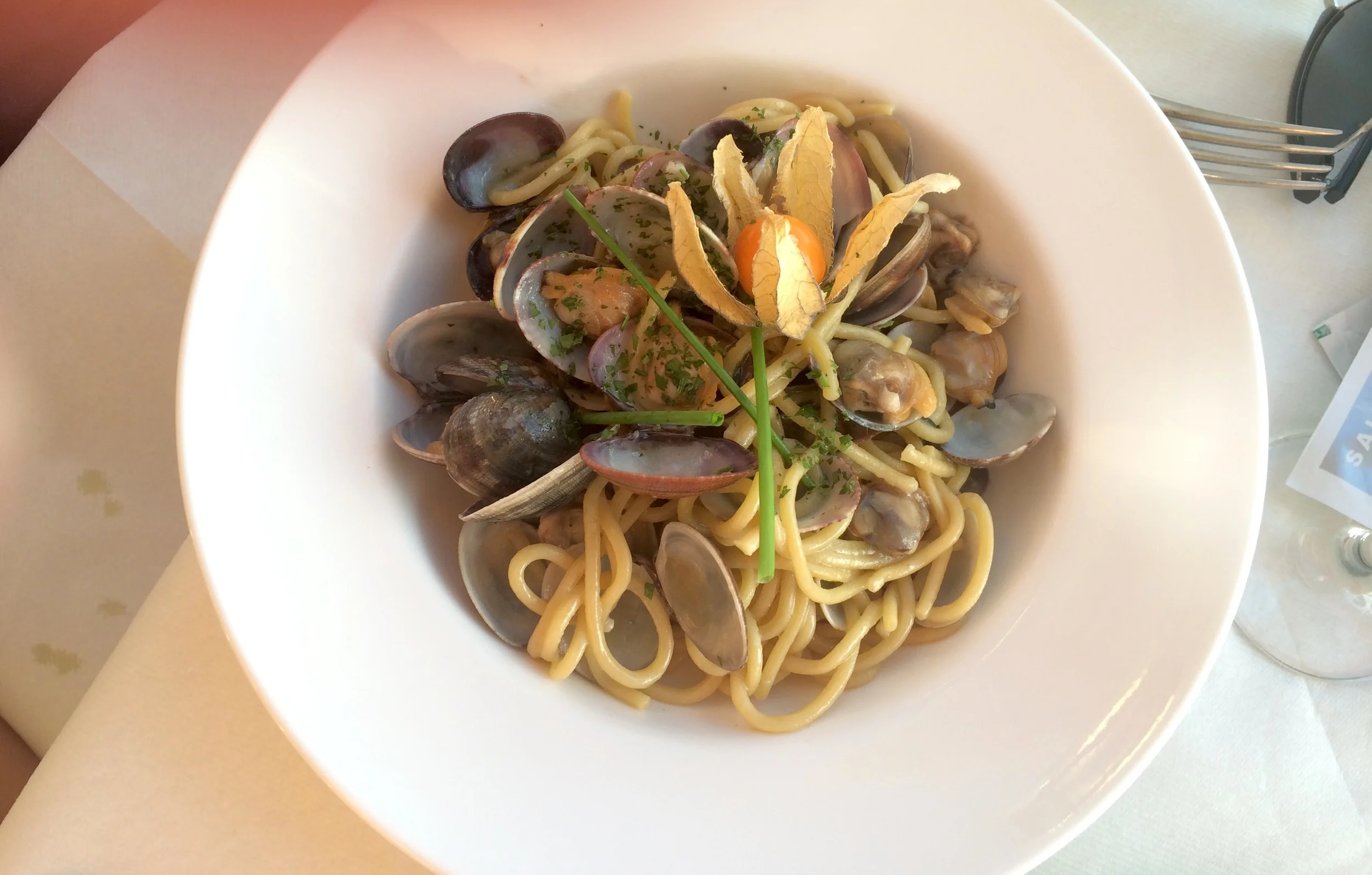 Elias' clam pasta