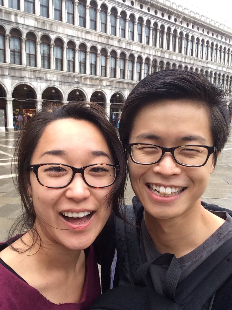 This was when we passed St.Mark Square on our way to the hotel, in wet clothes.