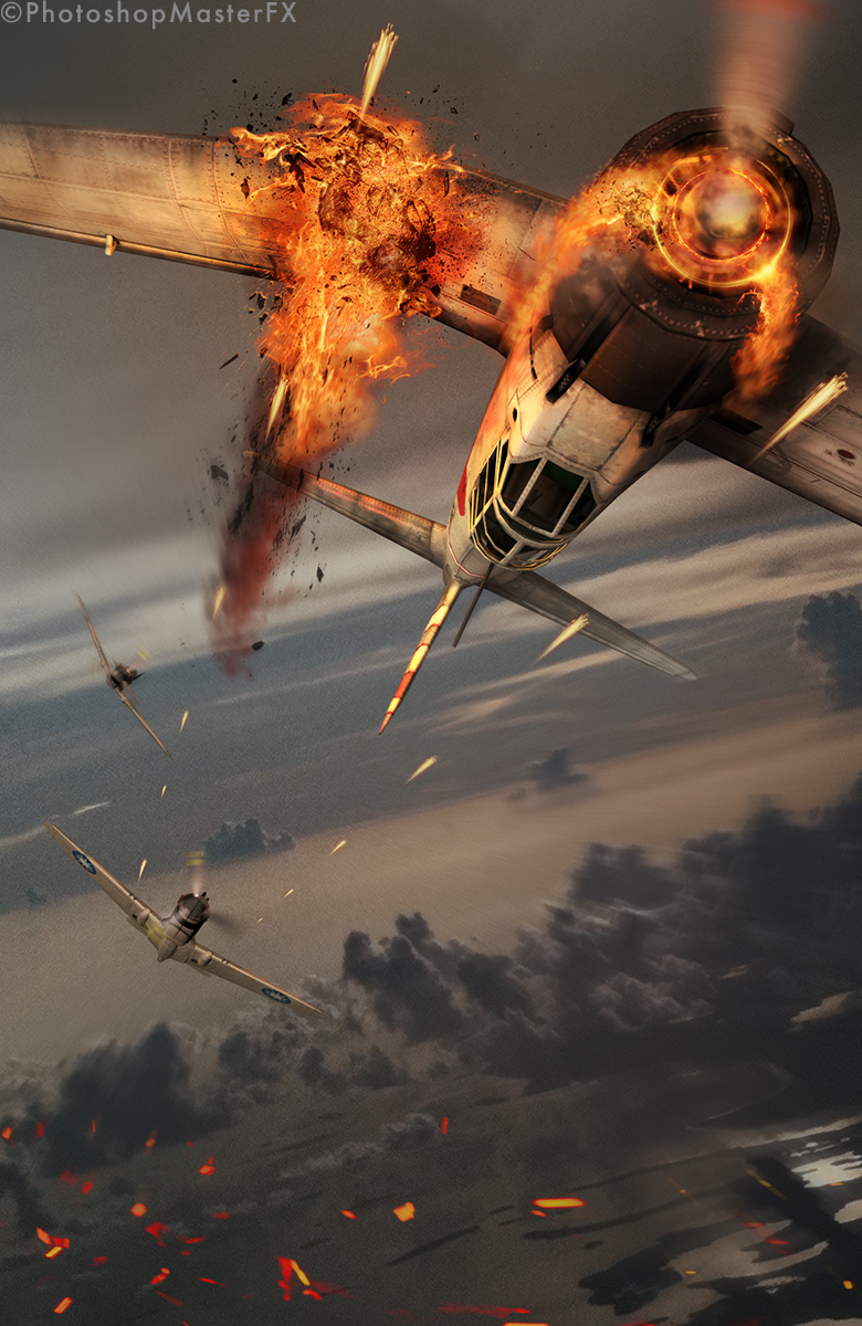3D Compositing: Aerial Dogfight